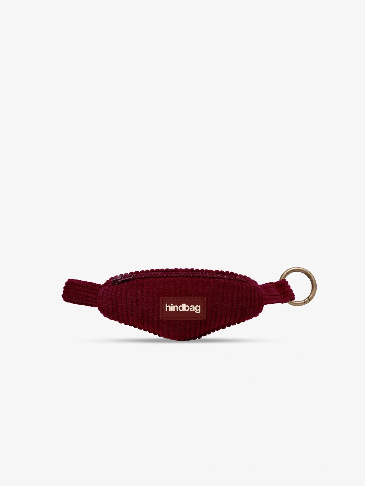 Hindbag - CÔME Schlüsselanhänger • Cord Bordeauxrot - ROSA ECK