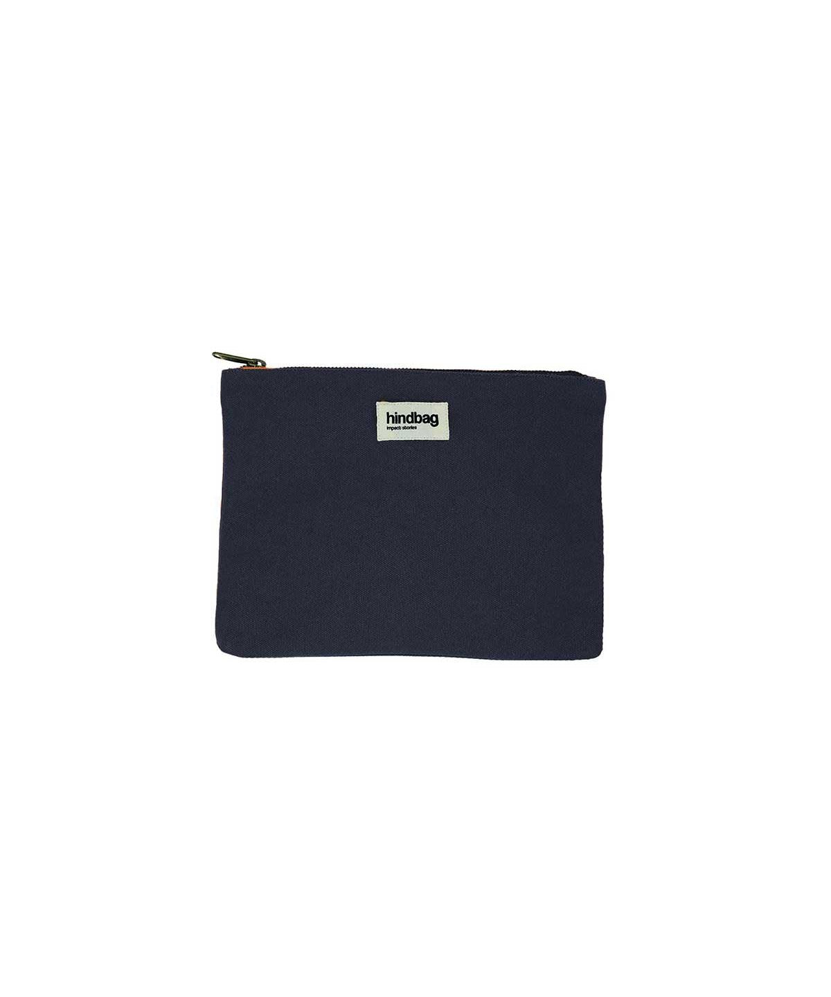 Hindbag - EMA Beutel mit Reisverschluss | Navy Blue - Beutel - ROSA ECK - Blau, ,