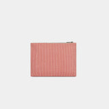 Hindbag - EMA Etuis/Mäppchen • Feine Streifen Rot - ROSA ECK