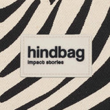 Hindbag - EMA Etuis/Mäppchen • Zebra Naturweiß - Beutel - ROSA ECK