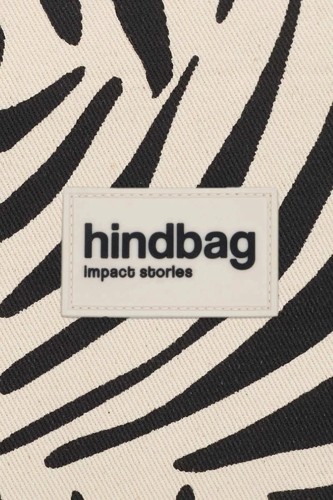 Hindbag - EMA Etuis/Mäppchen • Zebra Naturweiß - Beutel - ROSA ECK
