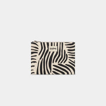 Hindbag - EMA Etuis/Mäppchen • Zebra Naturweiß - Beutel - ROSA ECK