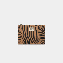 Hindbag - EMA Etuis/Mäppchen • Zebra Zimt - Beutel - ROSA ECK