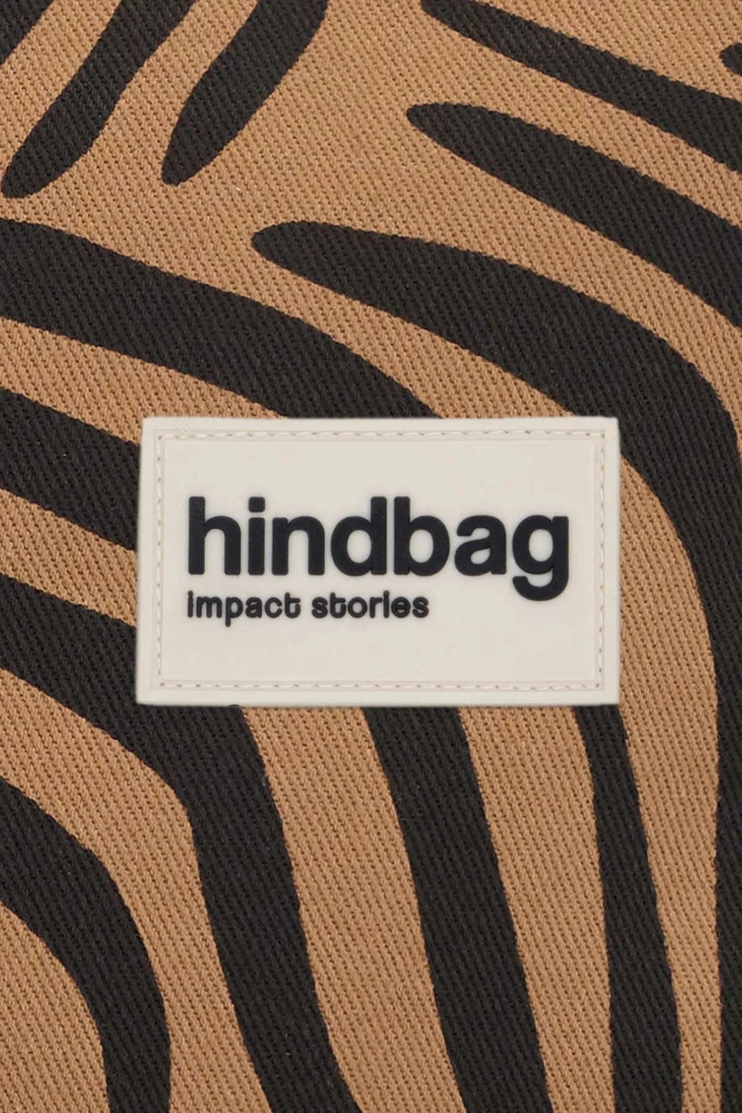 Hindbag - EMA Etuis/Mäppchen • Zebra Zimt - Beutel - ROSA ECK