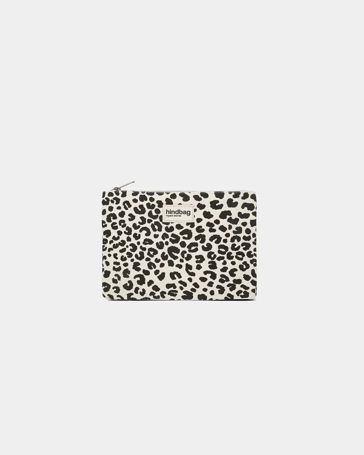 Hindbag - EMA Handtasche mit Reisverschluss | Leopard Ecru - Beutel - ROSA ECK Concept Store