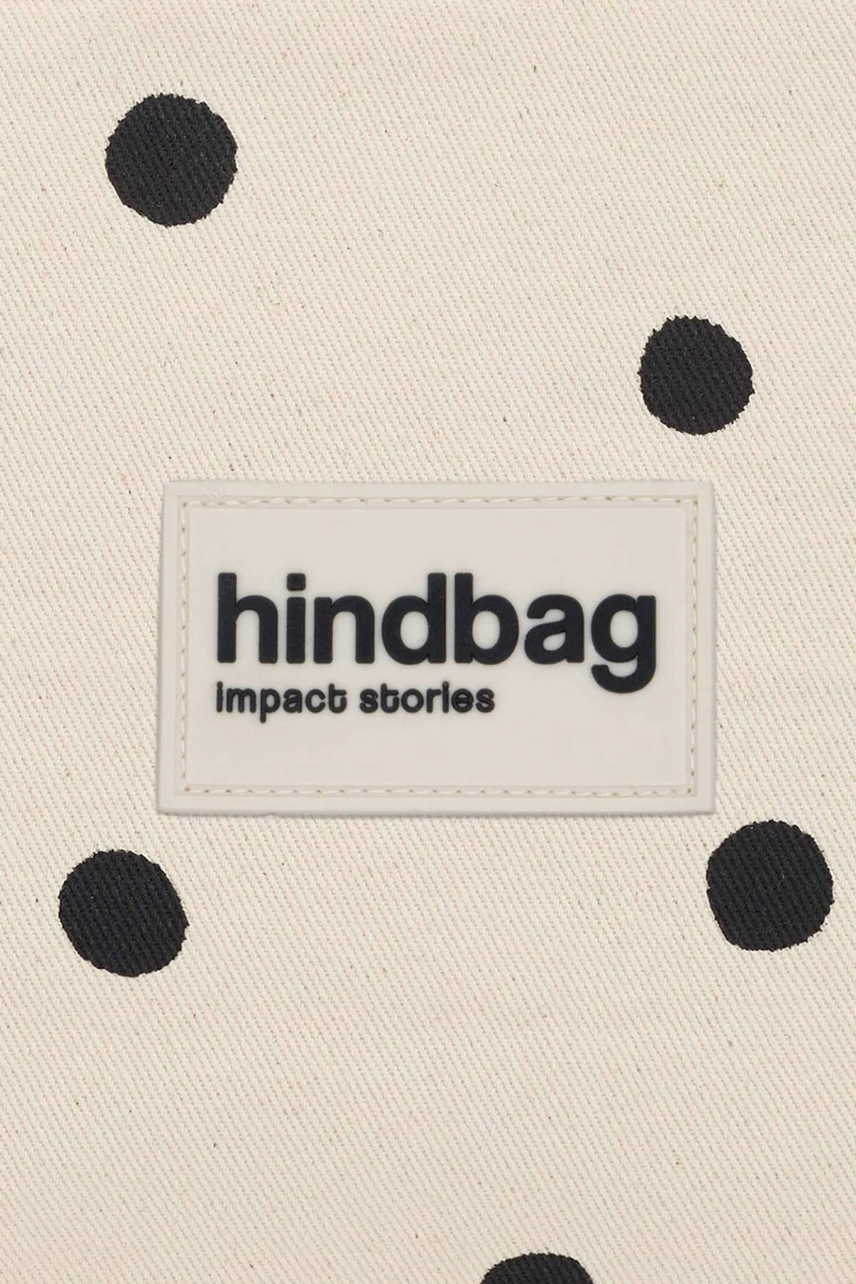 Hindbag - EMA Täschchen • Punkte Naturweiß - ROSA ECK
