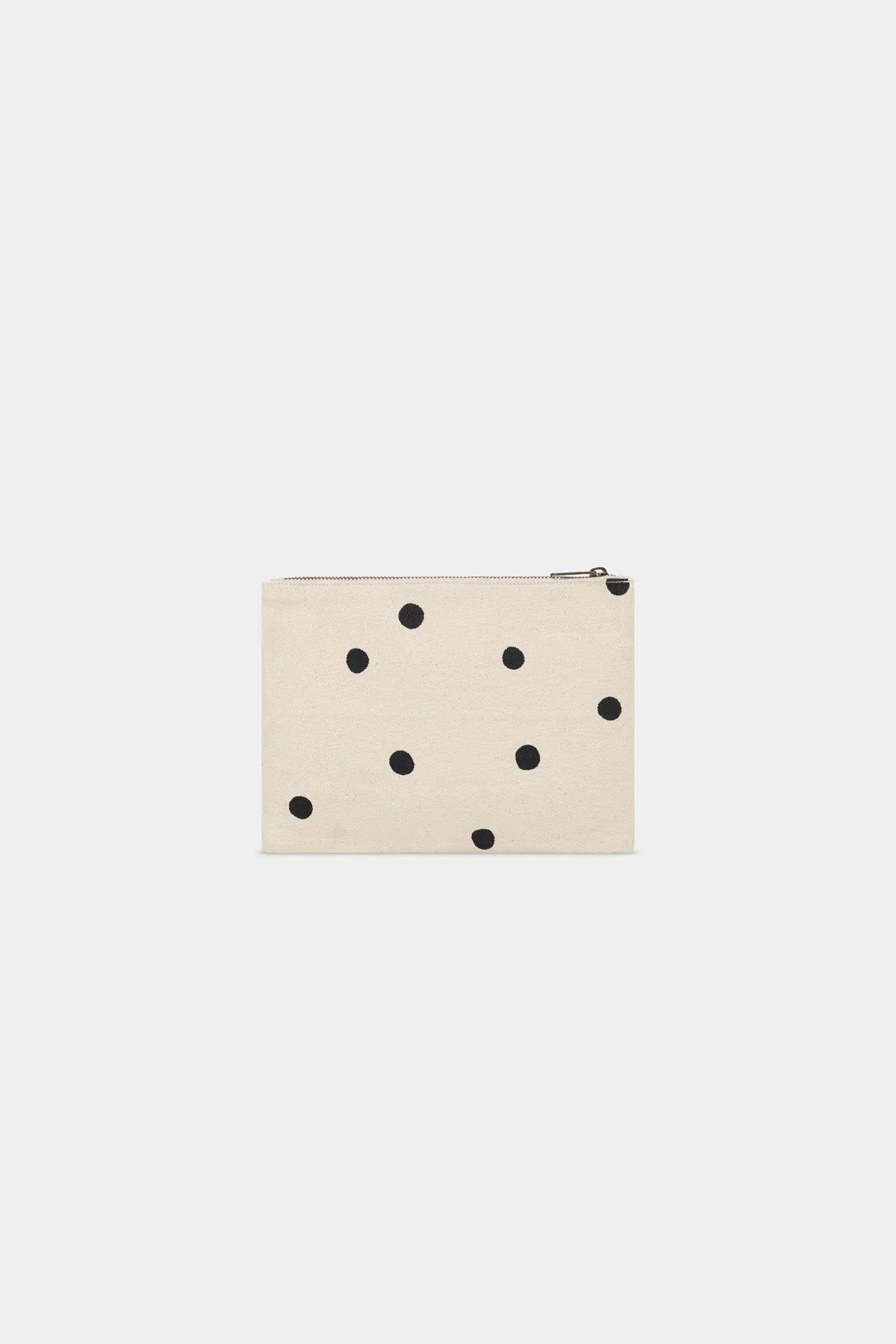 Hindbag - EMA Täschchen • Punkte Naturweiß - ROSA ECK