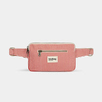 Hindbag - HARRY Bauchtasche • Feine Streifen Rot - ROSA ECK