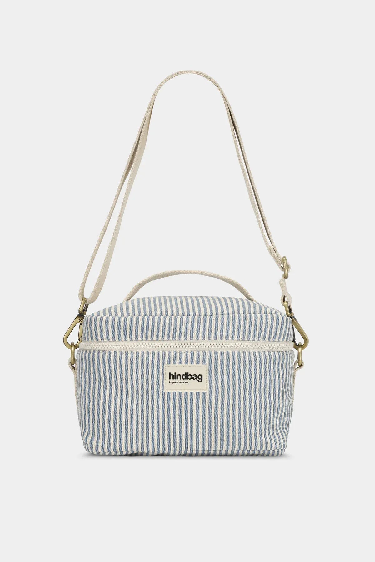 Hindbag - IGOR Kühltasche • Feine Streifen Blau - ROSA ECK