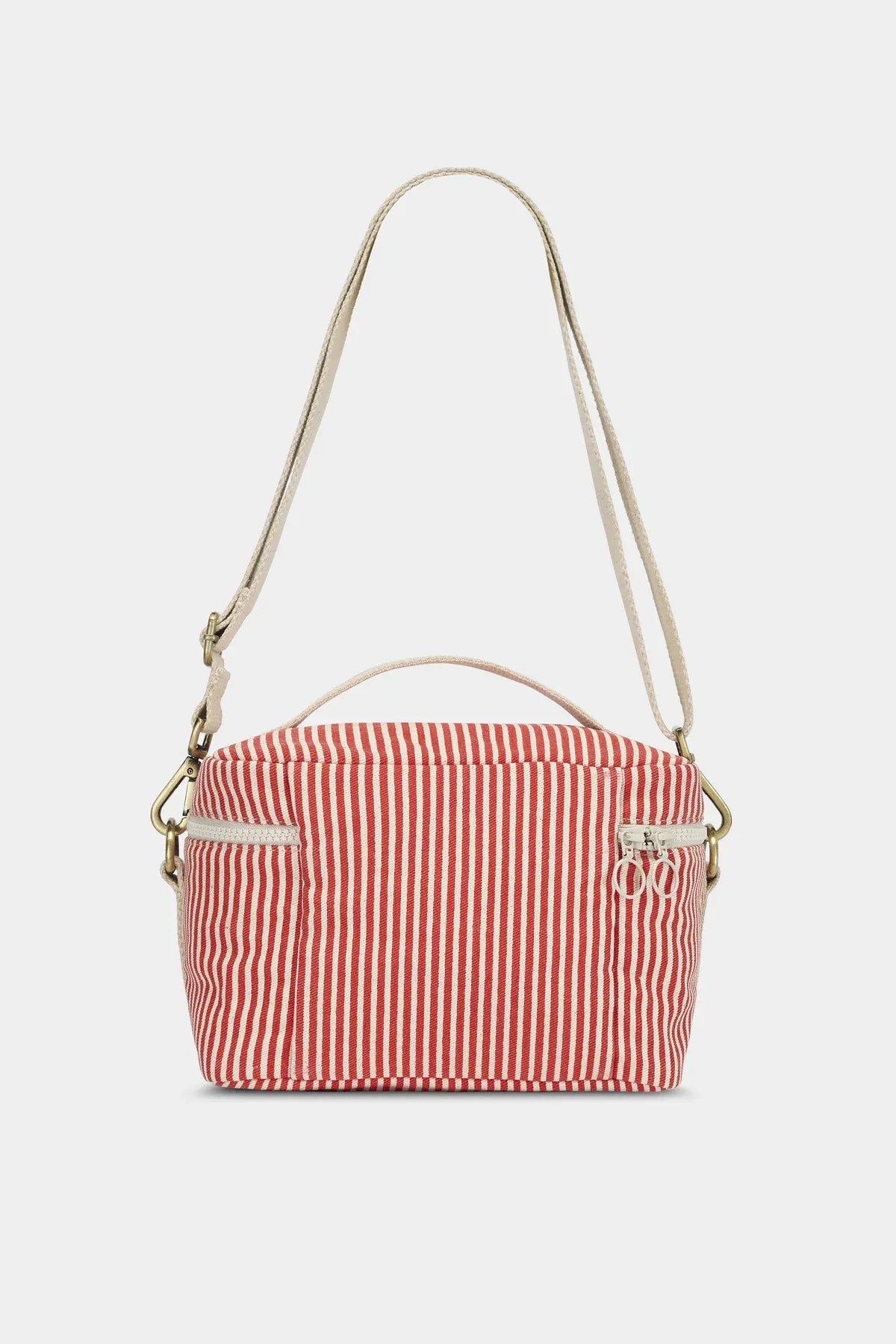 Hindbag - IGOR Kühltasche • Feine Streifen Rot - ROSA ECK