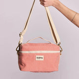 Hindbag - IGOR Kühltasche • Feine Streifen Rot - ROSA ECK