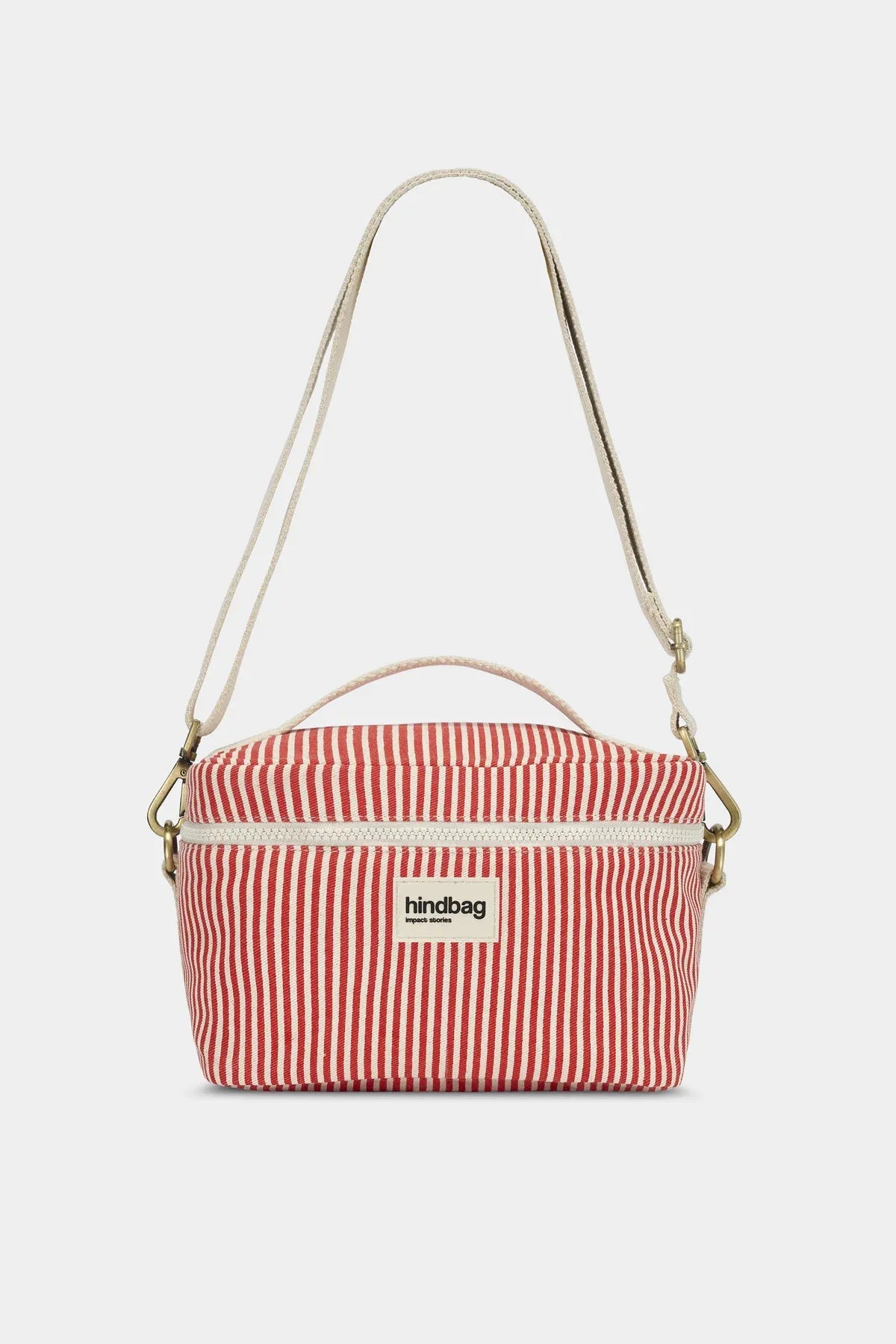 Hindbag - IGOR Kühltasche • Feine Streifen Rot - ROSA ECK