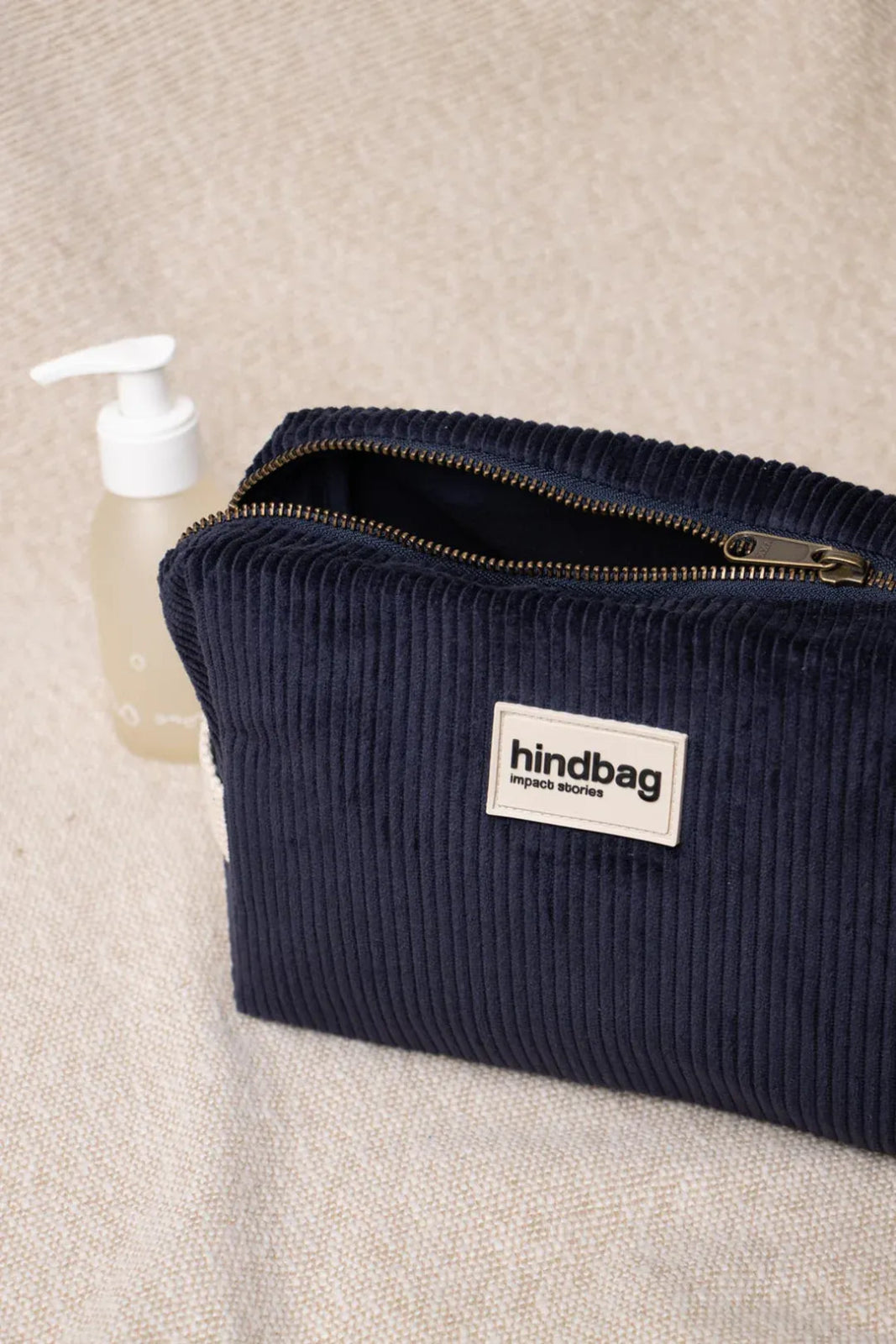 Hindbag - LEON Kulturbeutel • Cord Marineblau - Kulturbeutel - ROSA ECK