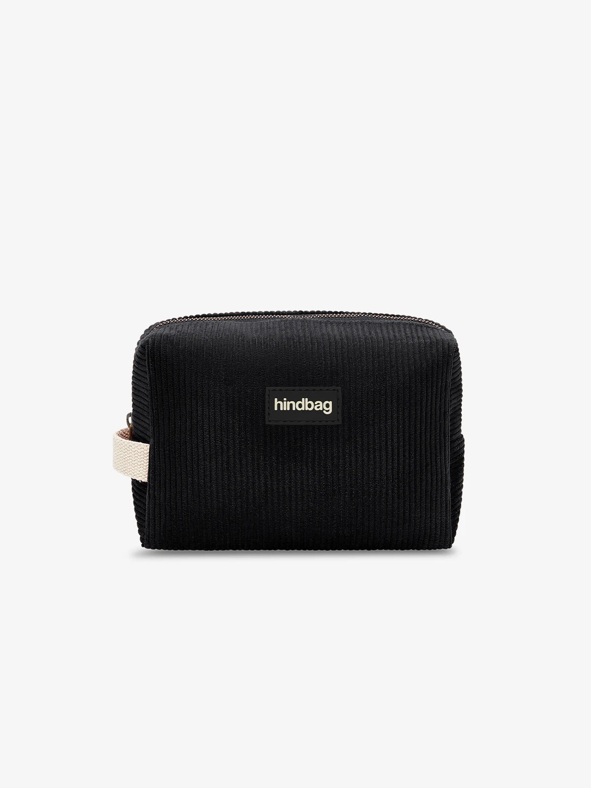 Hindbag - LEON Kulturbeutel • Cord Schwarz - ROSA ECK