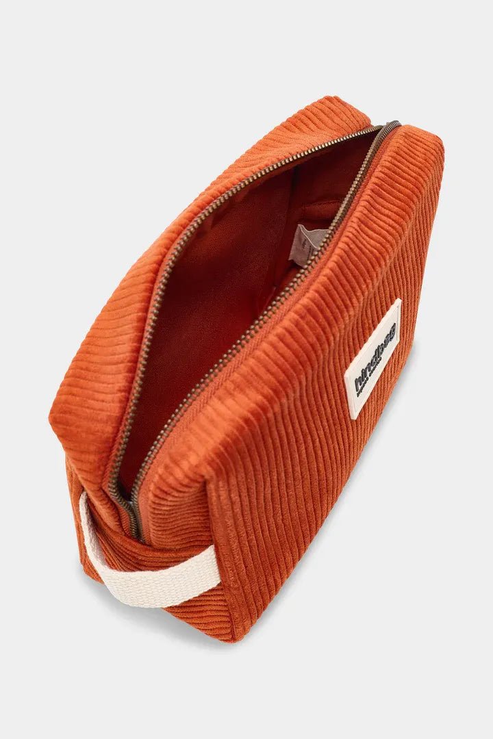 Hindbag - LEON Kulturbeutel • Cord Ziegelrot - Kulturbeutel - ROSA ECK