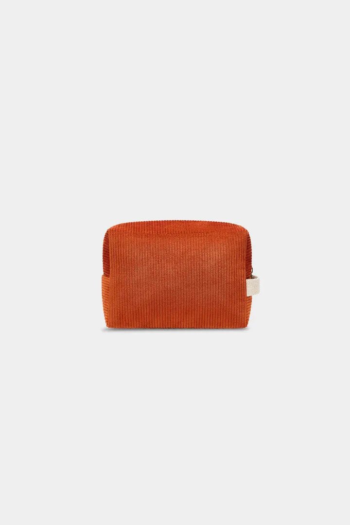 Hindbag - LEON Kulturbeutel • Cord Ziegelrot - Kulturbeutel - ROSA ECK