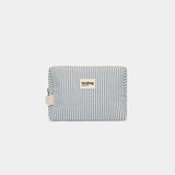 Hindbag - LEON Kulturbeutel • Feine Streifen Blau - ROSA ECK