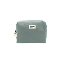 Hindbag - LEON Kulturbeutel/Kosmetiktasche Salbeigrün - ROSA ECK - Sauge, ,
