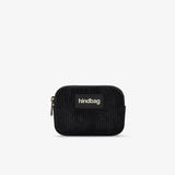Hindbag - LILI Geldbeutel • Cord Schwarz - ROSA ECK