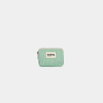 Hindbag - LILI Geldbeutel • Feine Streifen Grün - ROSA ECK