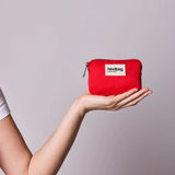 Hindbag - LILI Geldbeutel • Herz Karmin - ROSA ECK