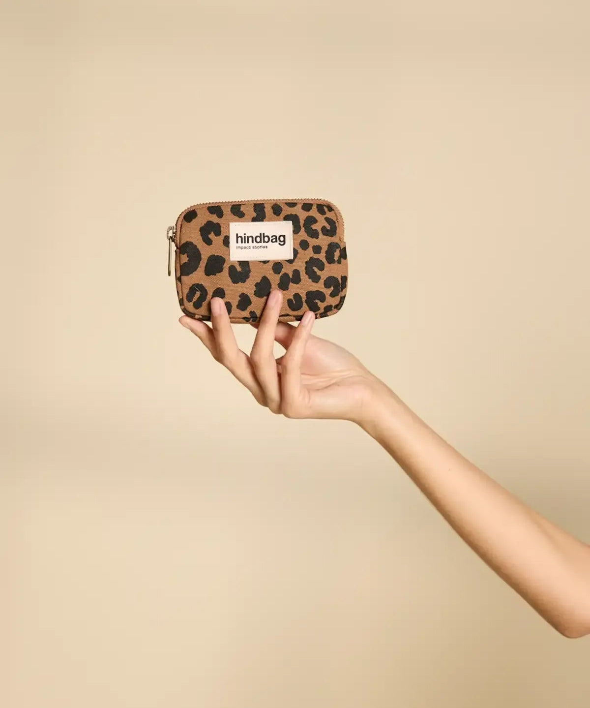 Hindbag - LILI Geldbeutel | Leopard Cannelle - ROSA ECK Concept Store