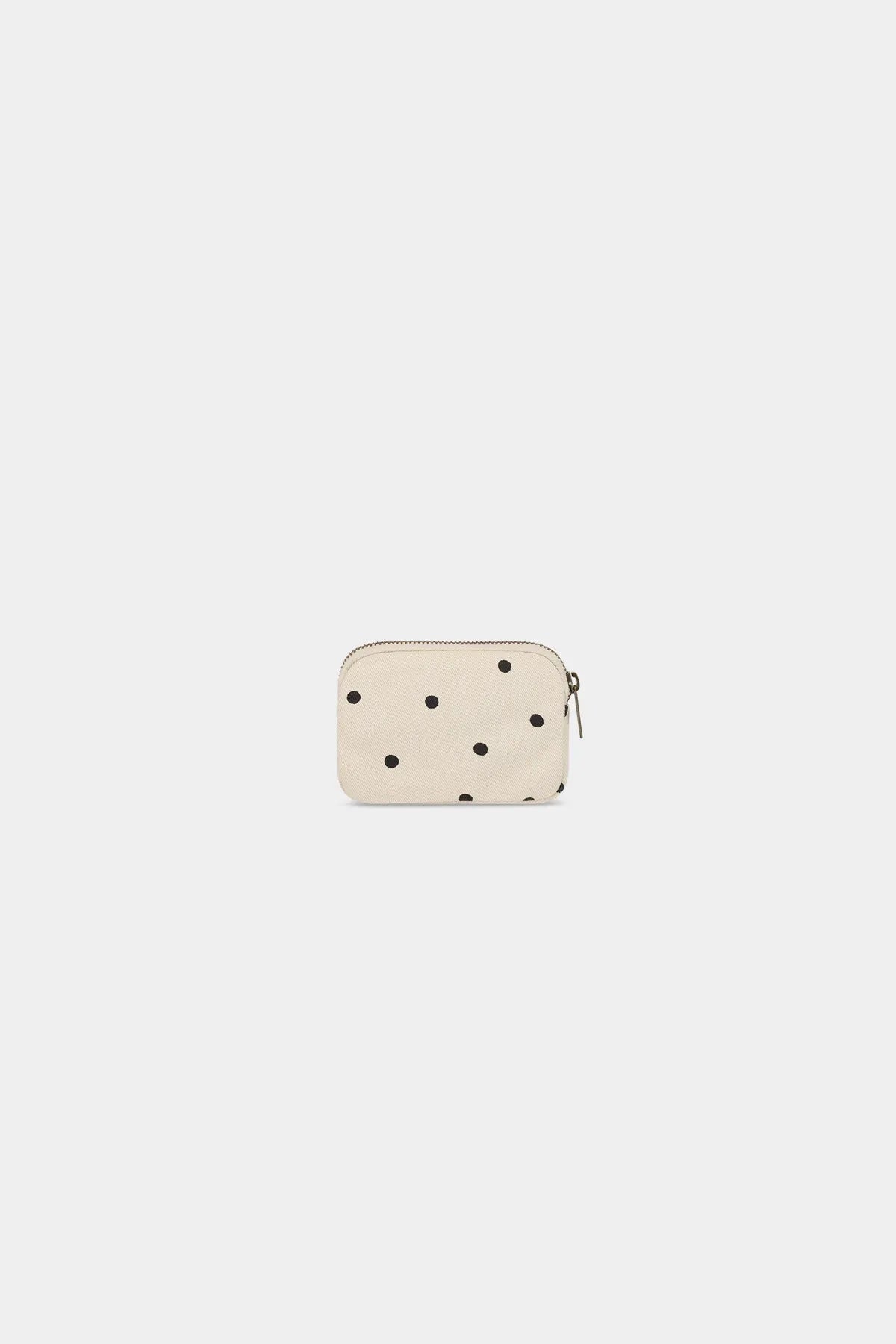 Hindbag - LILI Geldbeutel • Punkte Naturweiß - ROSA ECK