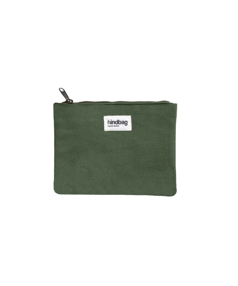 Hindbag - LOU Etui/Mäppchen Olivgrün - ROSA ECK - Olive, ,