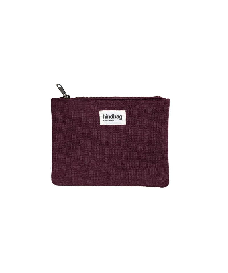 Hindbag - LOU Etui/Mäppchen Pflaumenrot - ROSA ECK - Prune, ,