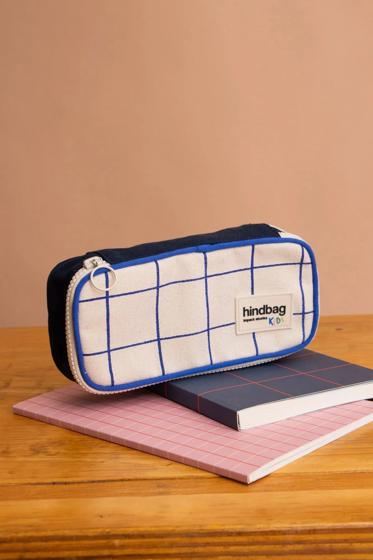 Hindbag - MAX Federmäppchen • Karo - ROSA ECK