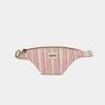 Hindbag - OLIVIA Bauchtasche • Breite Streifen Rosa/Rot - ROSA ECK
