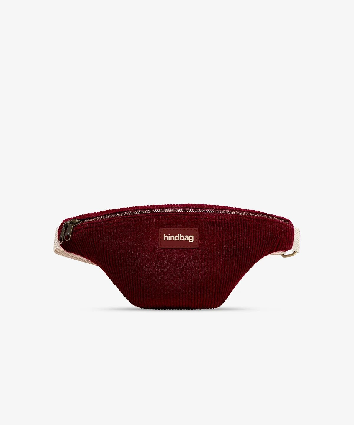 Hindbag - OLIVIA Bauchtasche • Cord Bordeauxrot - ROSA ECK