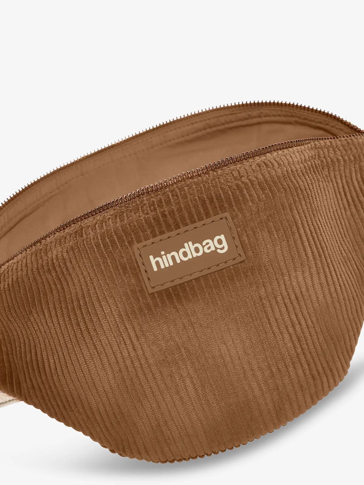 Hindbag - OLIVIA Bauchtasche • Cord Macchiato - ROSA ECK