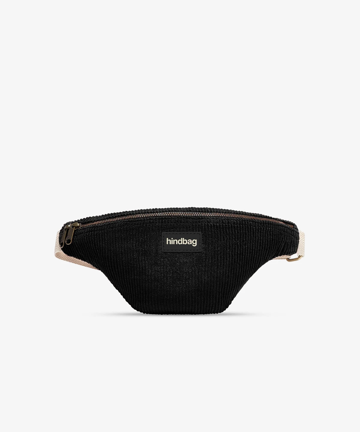 Hindbag - OLIVIA Bauchtasche • Cord Schwarz - ROSA ECK