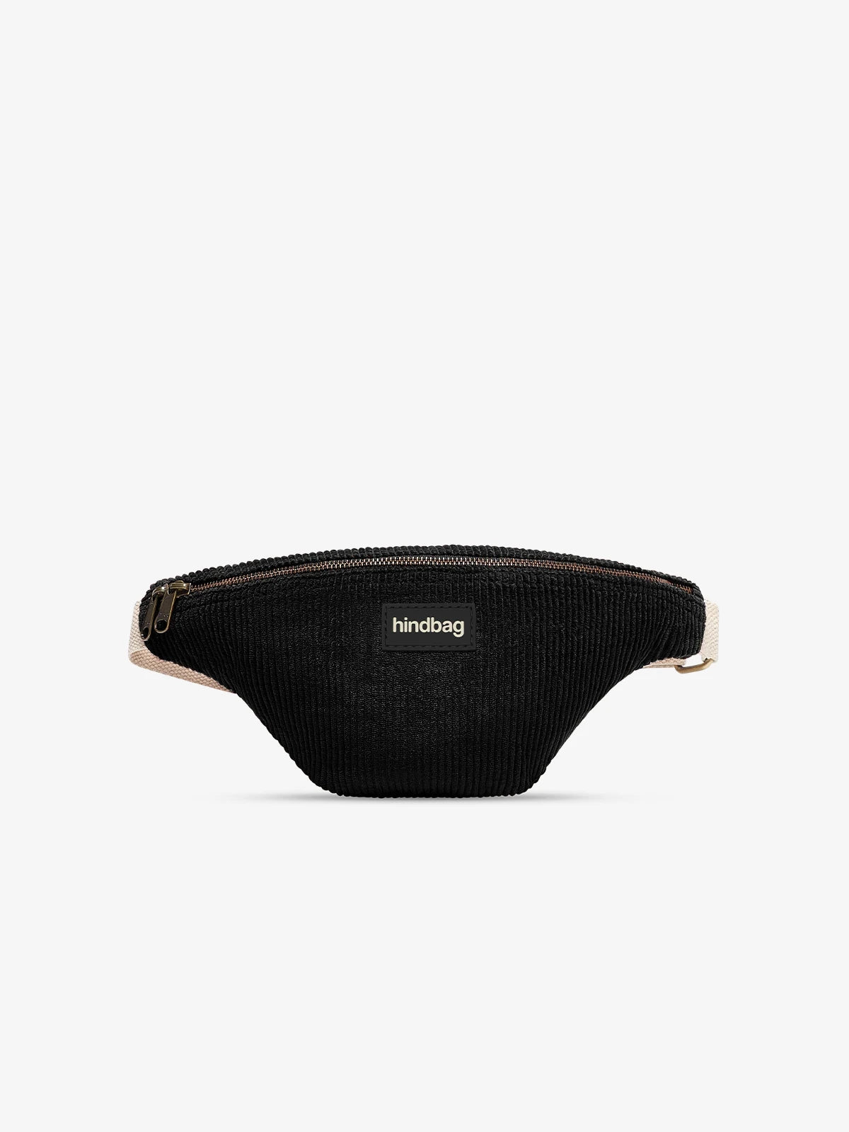Hindbag - OLIVIA Bauchtasche • Cord Schwarz - ROSA ECK