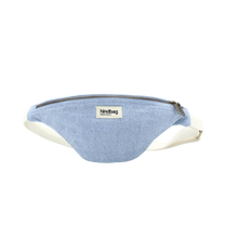 Hindbag - OLIVIA Bauchtasche | Denim Bleu Jeans Blau - ROSA ECK - Blau, ,