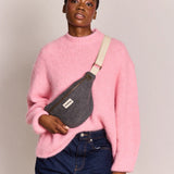 OLIVIA Bauchtasche • Denim Dunkelgrau