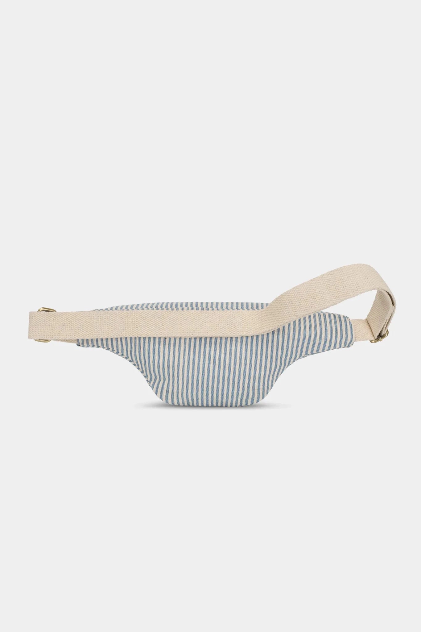 Hindbag - OLIVIA Bauchtasche • Feine Streifen Blau - ROSA ECK