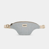 Hindbag - OLIVIA Bauchtasche • Feine Streifen Blau - ROSA ECK