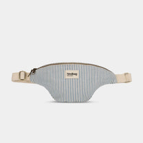 Hindbag - OLIVIA Bauchtasche • Feine Streifen Blau - ROSA ECK