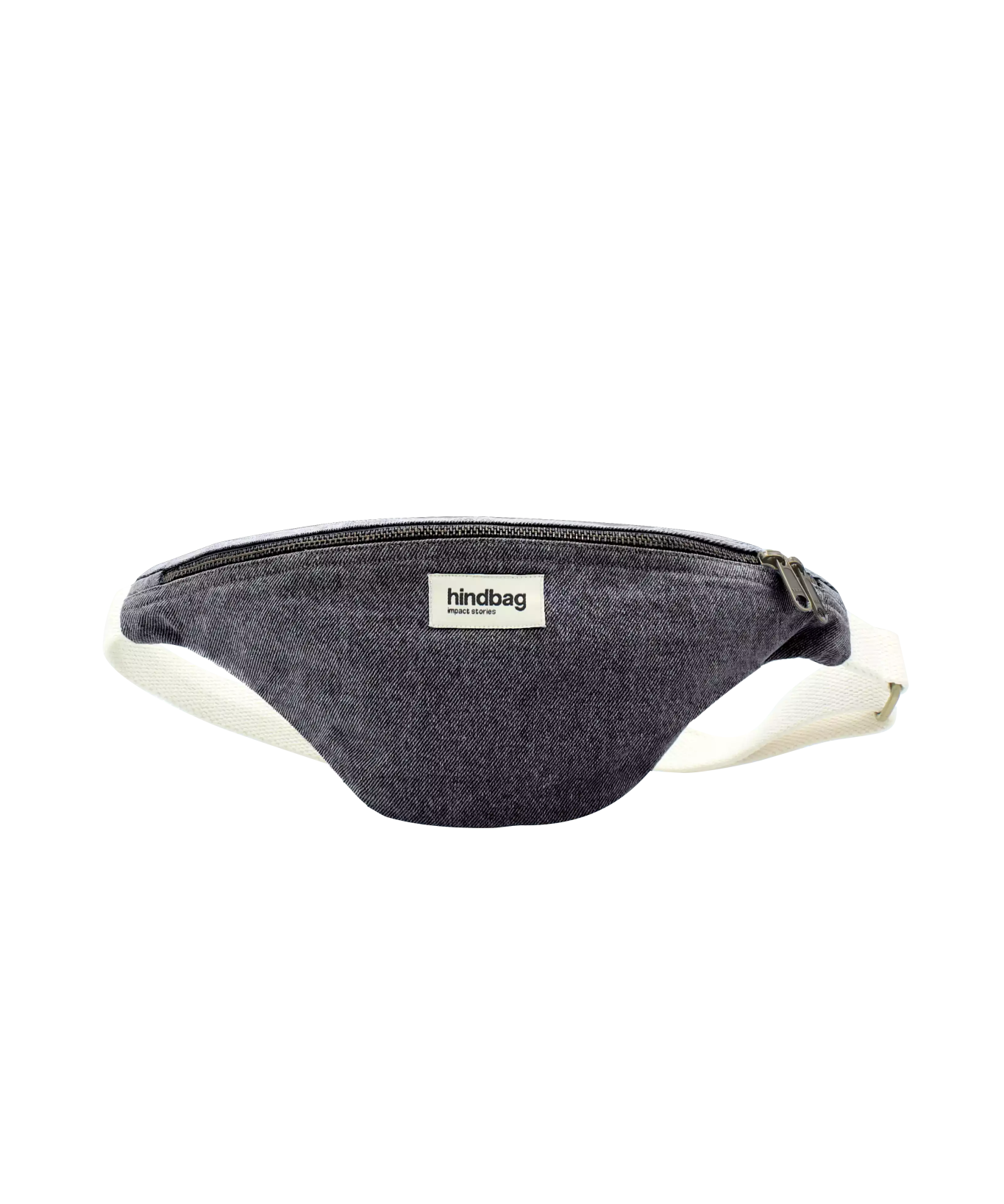 Hindbag - OLIVIA Bauchtasche Jeans Grau - ROSA ECK - Denim, Gris,