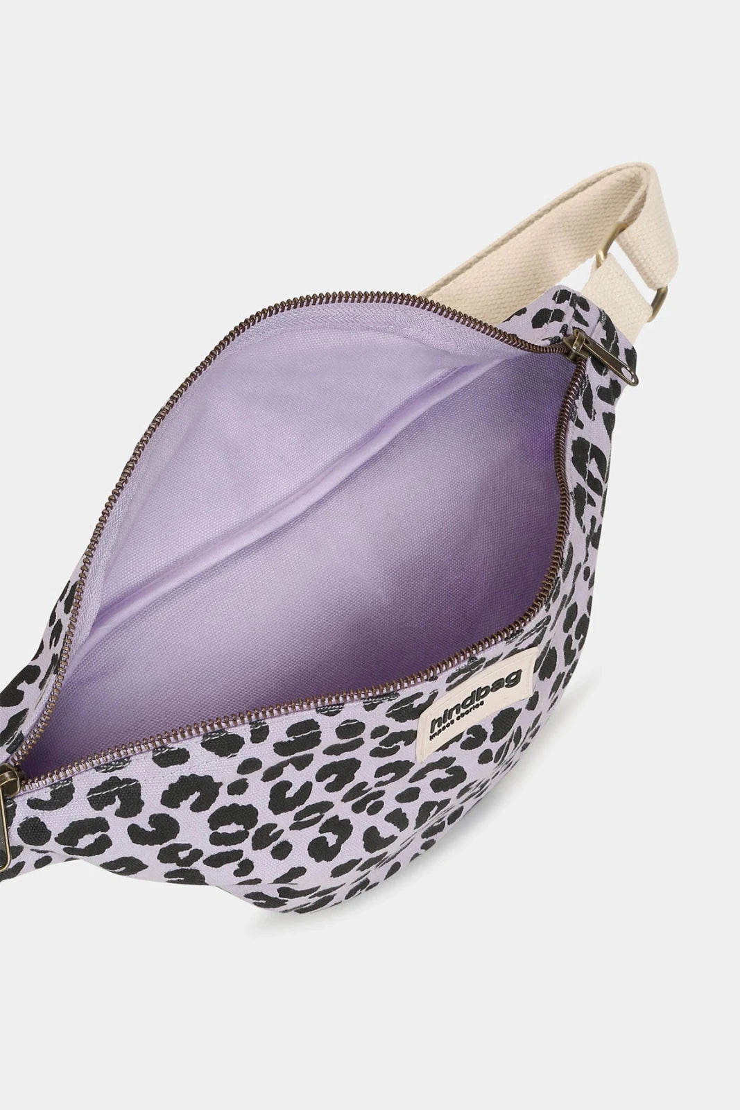 Hindbag - OLIVIA Bauchtasche • Leopard Flieder - ROSA ECK