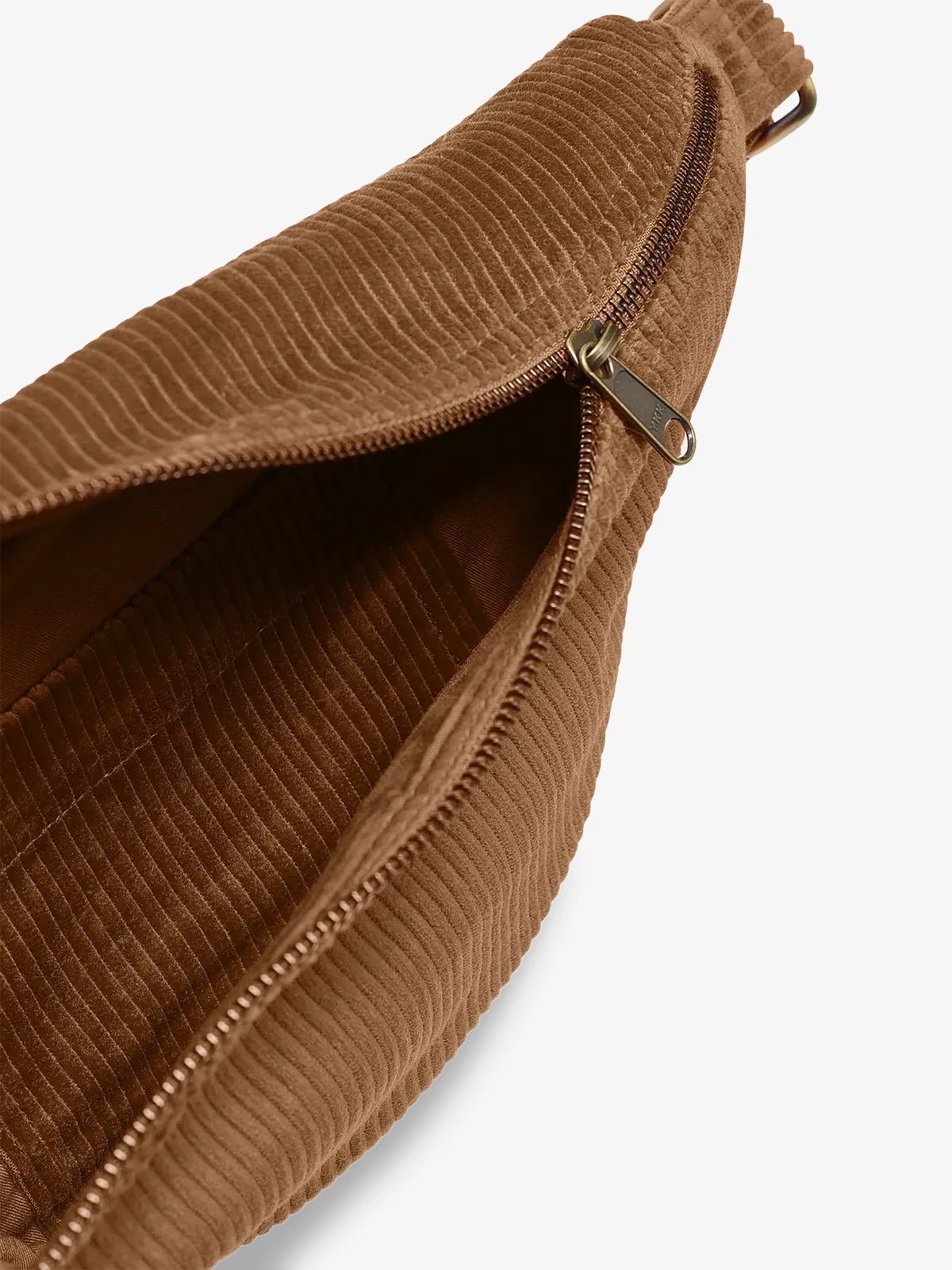 Hindbag - SASHA Bauchtasche • Cord Macchiato - ROSA ECK