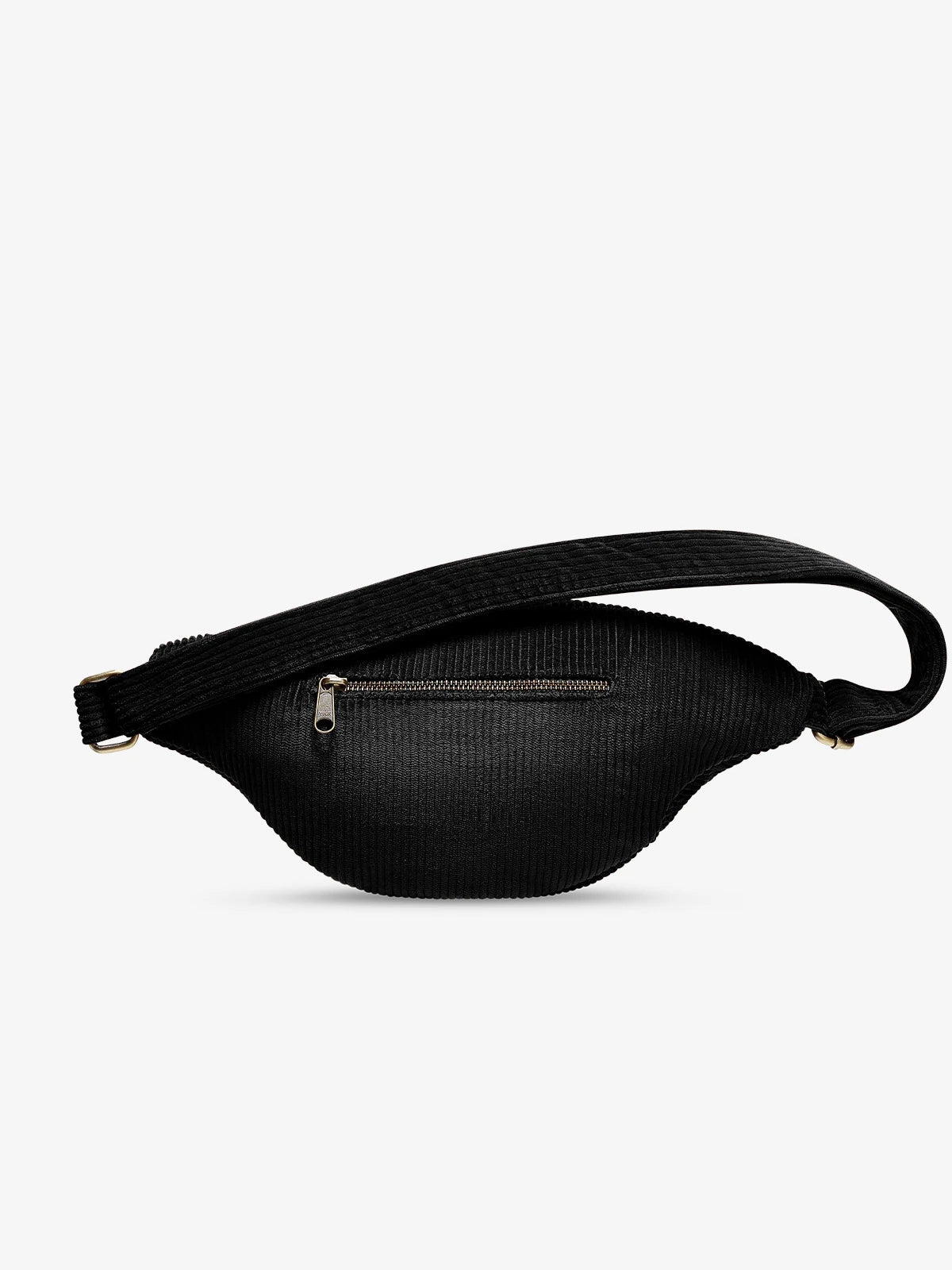 Hindbag - SASHA Bauchtasche • Cord Schwarz - ROSA ECK