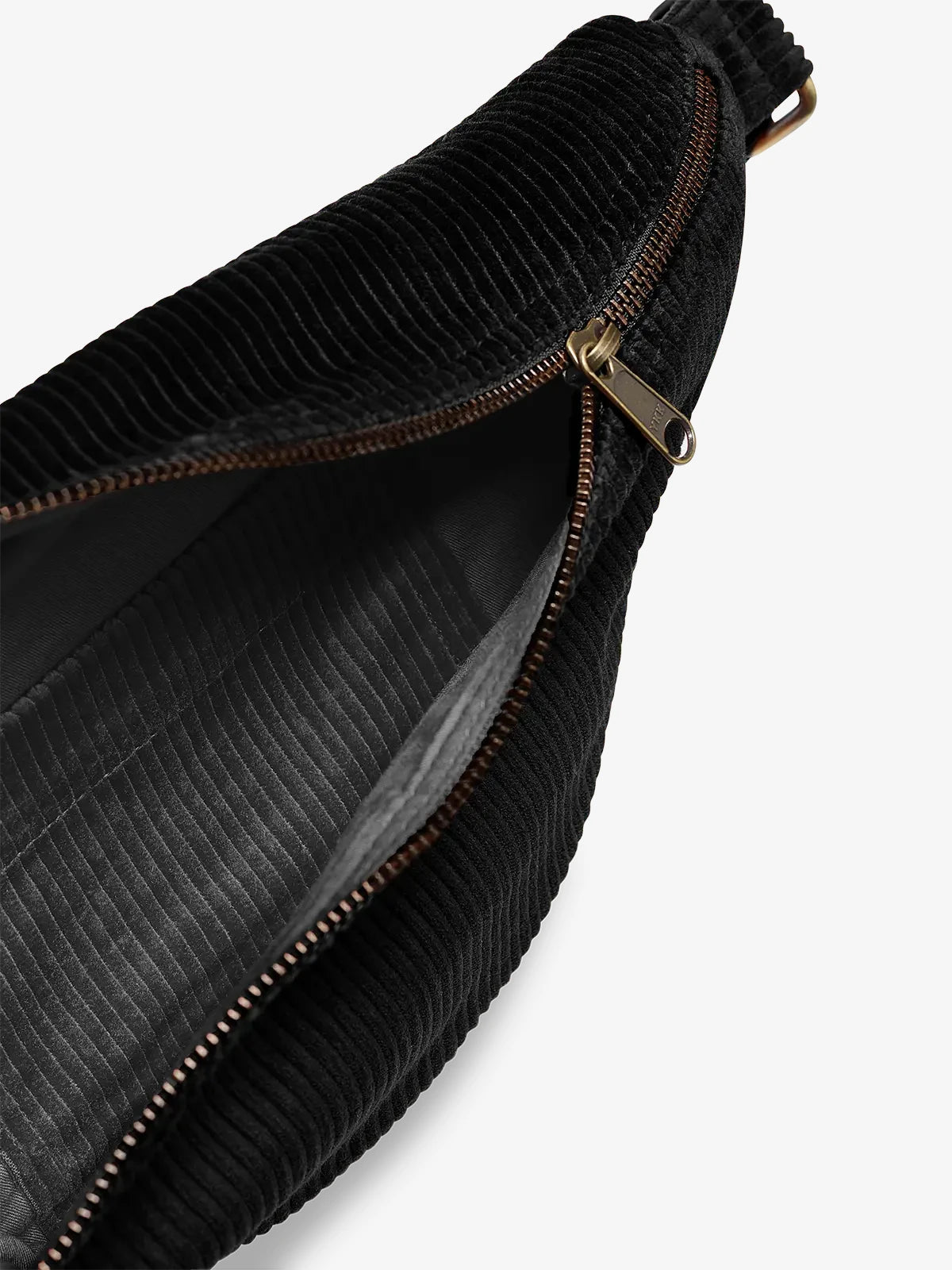 Hindbag - SASHA Bauchtasche • Cord Schwarz - ROSA ECK