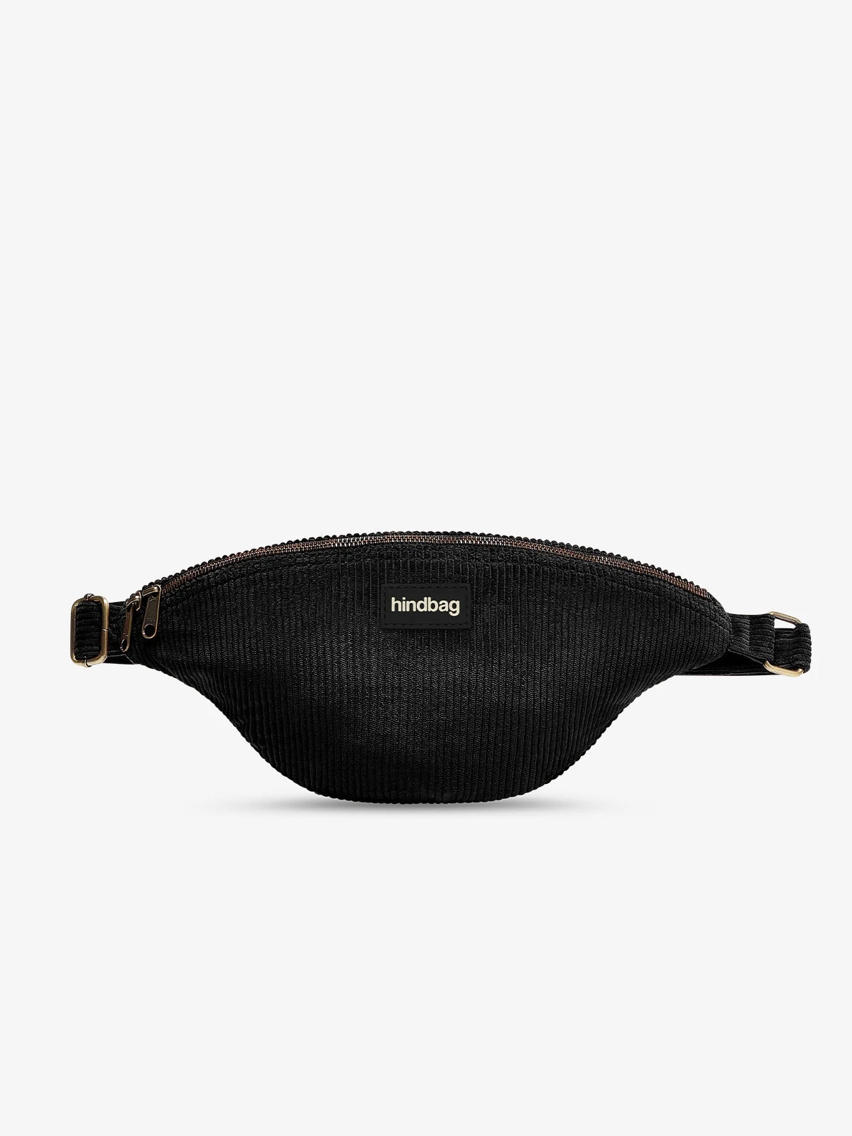 Hindbag - SASHA Bauchtasche • Cord Schwarz - ROSA ECK