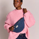 Hindbag - SASHA Bauchtasche • Denim Dunkelblau - ROSA ECK