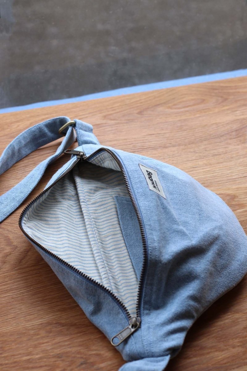 Hindbag - SASHA Bauchtasche • Jeans Blau - Bauchtasche - ROSA ECK