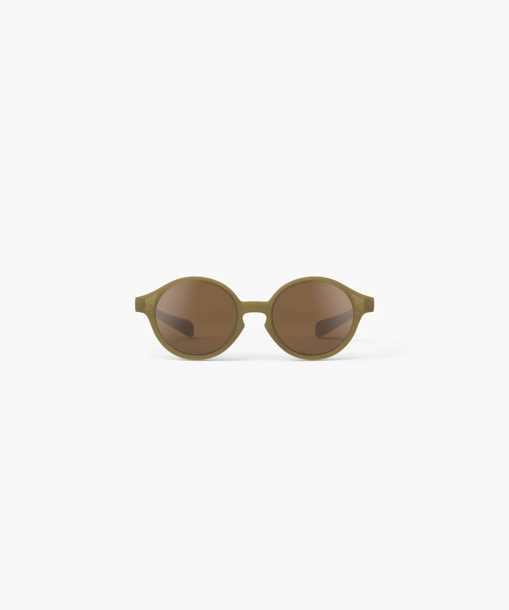 IZIPIZI - d BABY Kinder - Sonnenbrille (0–3 Jahre) • Glossy Kaki - ROSA ECK
