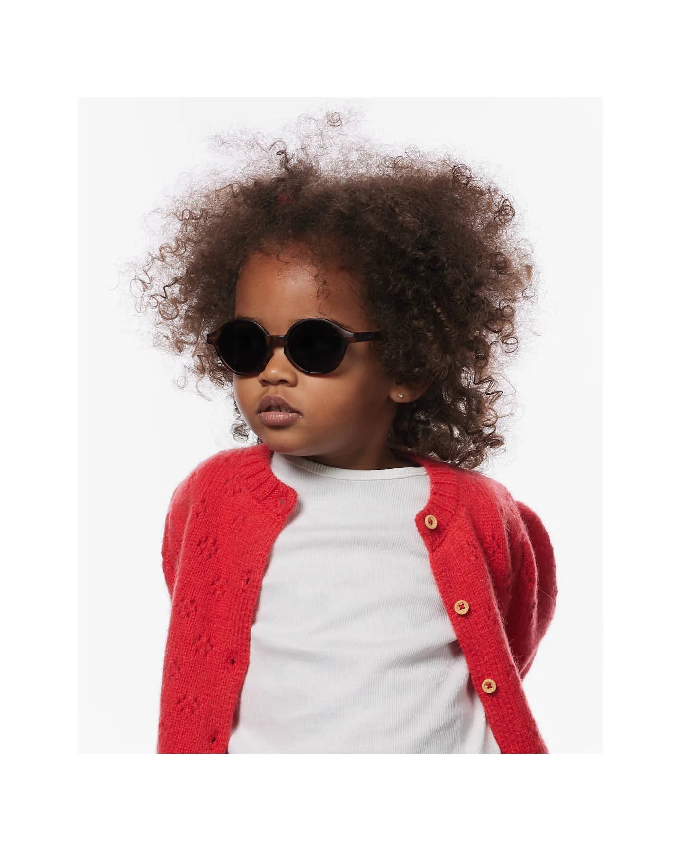 IZIPIZI - d BABY Kinder - Sonnenbrille (0–3 Jahre) • Tortoise - ROSA ECK